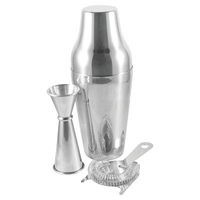 Shaker, Jigger & Strainer Set - 3 piece set